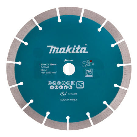 Makita - kotouč řezný diamantový beton 230x2.4x22.23mm pro aku stroje E-02967