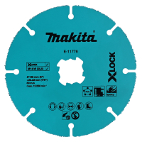 Makita - kotouč řezný diamantový TCT X-Lock 125x2x22.23mm E-11776