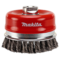 Makita - Miskový kartáč z ocelového drátu-splétaný drát 100mm P-04472