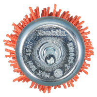 Makita - miskovitý kartáč z nylonu,hrubý,válcová stopka,50mm D-45509