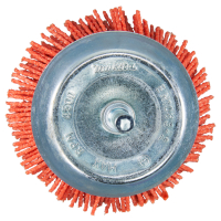 Makita - miskovitý kartáč z nylonu,hrubý,válcová stopka,75mm D-45521
