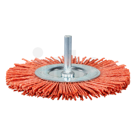 Makita - kotoučový kartáč z nylonu,hrubý,válcová stopka,100mm D-45602