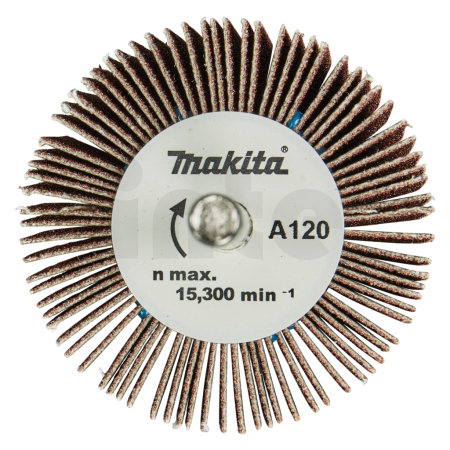 Makita - kotouč stopkový lamelový 50x30x6mm A120 Oxid hlinitý D-75247