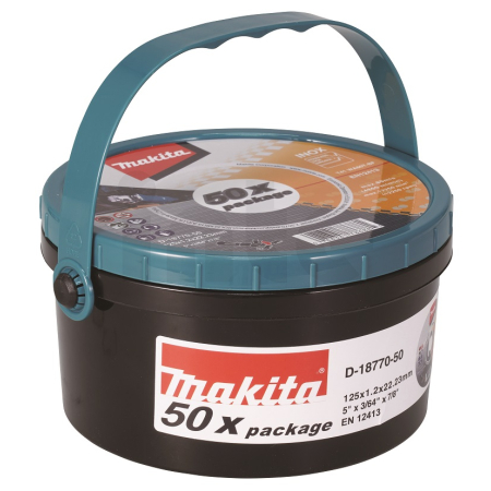 Makita - kotouč řezný nerez 125x1.2x22.23mm, 50ks D-18770-50
