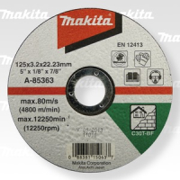 Makita - kotouč řezný kámen 125x3x22mm A-85363