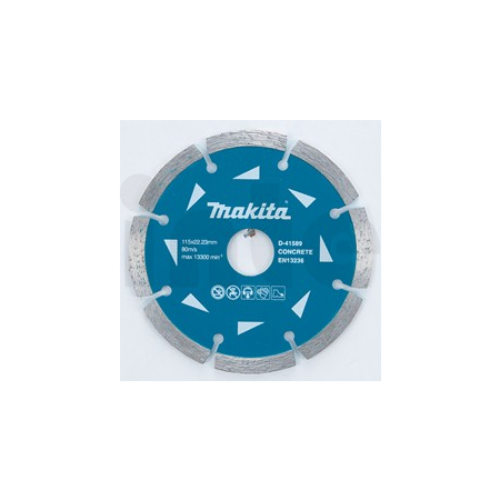 Makita - kotouč řezný diamantový segmentový 115x22.23mm D-41589