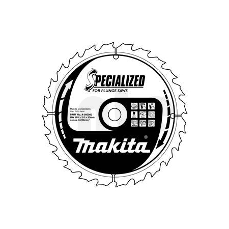 Makita - kotouč pilový dřevo SPECIALIZED 160x2.2x20mm 28Z pro ponorné pily = new B-32982 B-09260