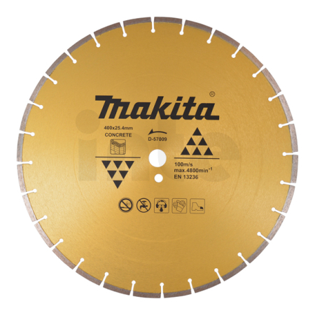 Makita - kotouč řezný diamantový beton 400x7.5x25.4mm D-57009