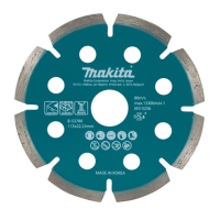 Makita - kotouč řezný diamantový 115x1.6x22.23mm pro aku úhlové brusky B-53780