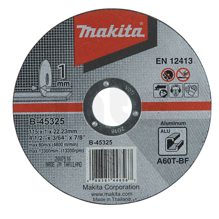 Makita - kotouč řezný hliník 115x1x22mm B-45325