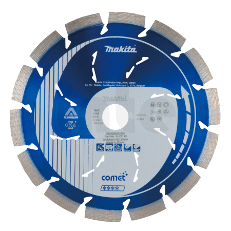 Makita - kotouč řezný diamantový Comet 180x10x22.23mm B-27193