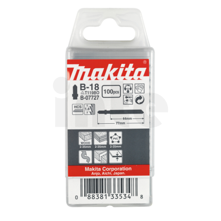 Makita - pilový list B-18 100 ks B-07727