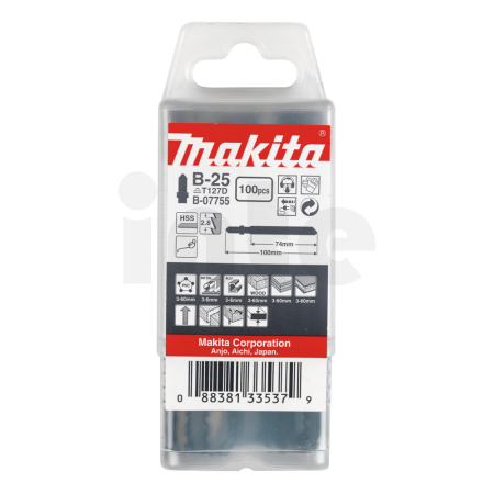 Makita - pilový list B-25 100ks dřevo B-07755