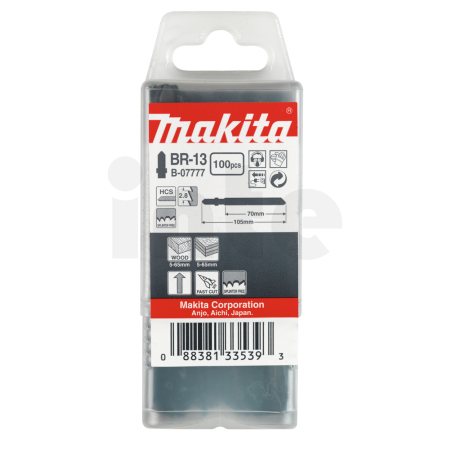 Makita - pilový list BR-13 100ks dřevo B-07777
