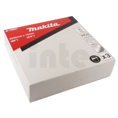 Makita - pilový pás 2240x16x0,5mm, dřevo příčný řez,3ks B-16667