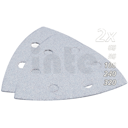Makita - papír brusný suchý zip 94x94x94mm sada 60, 80, 100, 240, 320, 10ks B-21674