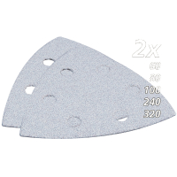 Makita - papír brusný suchý zip 94x94x94mm sada 60, 80, 100, 240, 320, 10ks B-21674