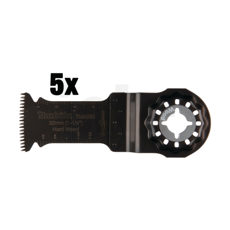 Makita - pilový list rovný 32x50mm BiM TMA053 5ks Starlock (i pro O.I.S.) B-64870-5