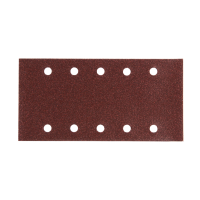 Makita - papír brusný suchý zip 115x229mm 10 děr K80, 10ks = old P-02191 P-33196