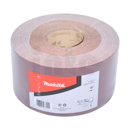 Makita - papír brusný 120mm K80 role 50m P-38211