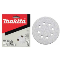 Makita - papír brusný suchý zip 125mm 8 děr K80, 10ks P-33364