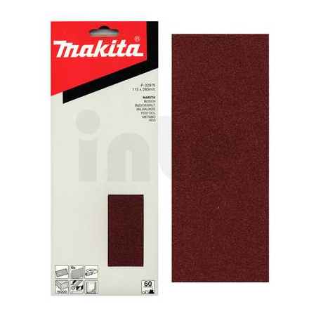 Makita - papír brusný 115x280mm K120, 10ks P-36289
