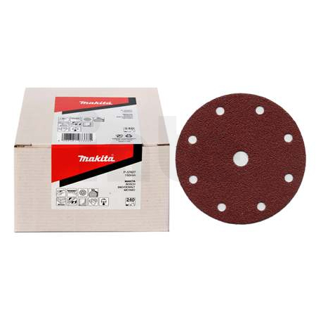 Makita - papír brusný suchý zip 150mm 6 děr K180, 50ks P-37611