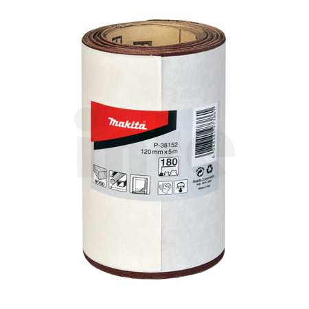 Makita - papír brusný 120mm K320 role 5m P-38174