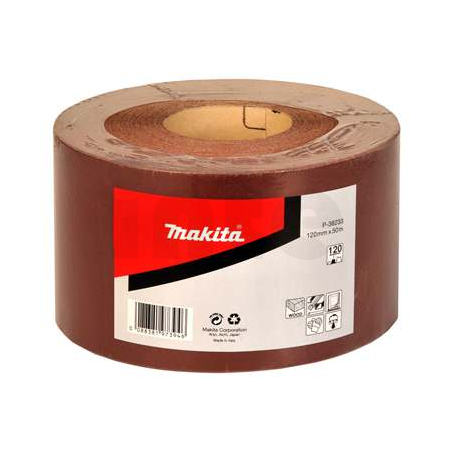 Makita - papír brusný 120mm K180 role 50m P-38249