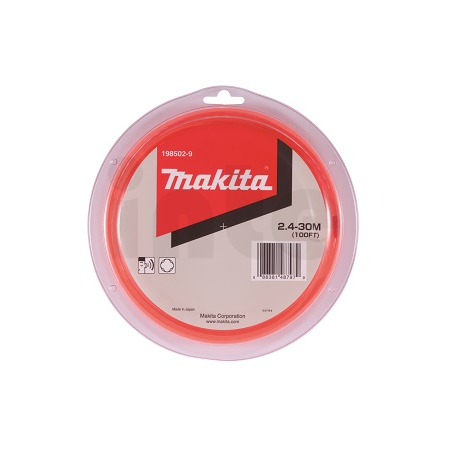 Makita - struna nylonová 2,4mm oranžová, 30m, speciální pro aku stroje=newE-01806 198502-9