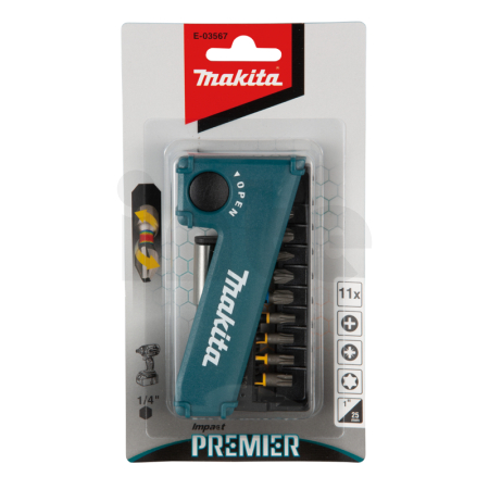 Makita - sada 11 ks torzních bitů Impact Premier =oldB-28597 E-03567