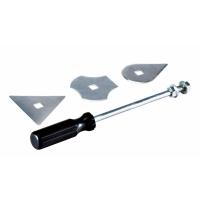 Makita - sada škrabek pro HG5030K/HG6030K/HG6031VK/HG6531CK, 4ks PR00000041