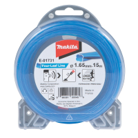 Makita - struna nylonová 1,65mm, modrá, 15m, speciální pro aku stroje E-01731