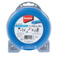 Makita - struna nylonová 1,65mm, modrá, 30m, speciální pro aku stroje E-01747