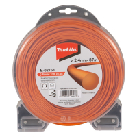 Makita - struna nylonová Plus 2,4mm, 87m, oranžová, kulatá = old 369224793 E-02761