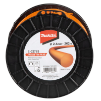 Makita - struna nylonová Plus 2,4mm, 262m, oranžová, kulatá = old 369224794 E-02783