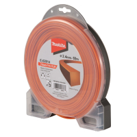 Makita - struna nylonová Plus 2,4mm, 69m, oranžová, hranatá = old 369224796 E-02814