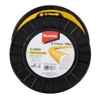 Makita - struna nylonová Pro 3,0mm, 168m, žlutá, kulatá = old369224800 E-02858