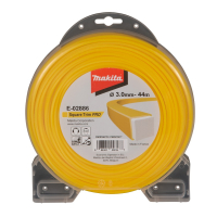 Makita - struna nylonová Pro 3,0mm, 44m, žlutá, hranatá = old369224803 E-02886