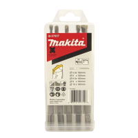 Makita - sada vrtáků SDS-Plus D 5,5;6;6,5;8;10mm, 5ks B-57037
