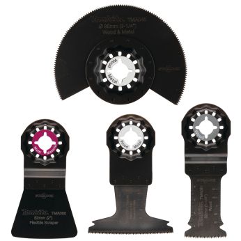 Makita - sada nástrojů pro Multitool Starlock 4 ks v papírové krabičce B-67505