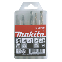 Makita - sada vrtáků do kovu/dřeva/zdiva 5;6/5;6/6mm, stopka HEX 1/4", 5ks D-23759