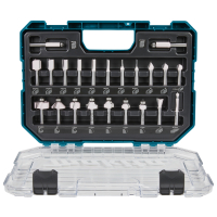 Makita - sada frézek  8mm 22ks po zanořovací a jednoruční frézy D-74778