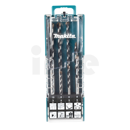 Makita - sada vrtáků  TCT s válcovou stopkou Multimateriál  8ks E-15855
