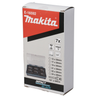 Makita - sada nástrčných klíčů 1/2" čtyřhran IMPACT BLACK 7ks=oldB-69733 E-16592