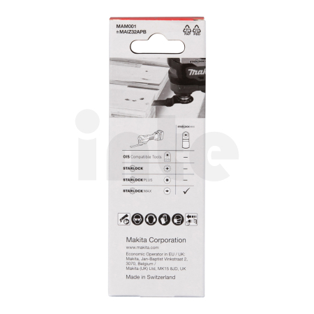 Makita - ponorný list STARLOCK-MAX 32x80mm BiM MAM001 B-66400-5