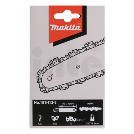 Makita - řetěz pilový 40cm 1.3mm 3/8" .050" 56čl LP Makita = old 511492756 191H12-3