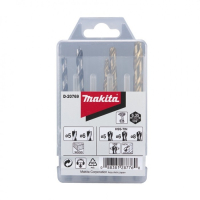 Makita - sada vrtáků do kovu/dřeva/zdiva 5;6/5;6/6mm, stopka HEX 1/4", 5ks D-23759