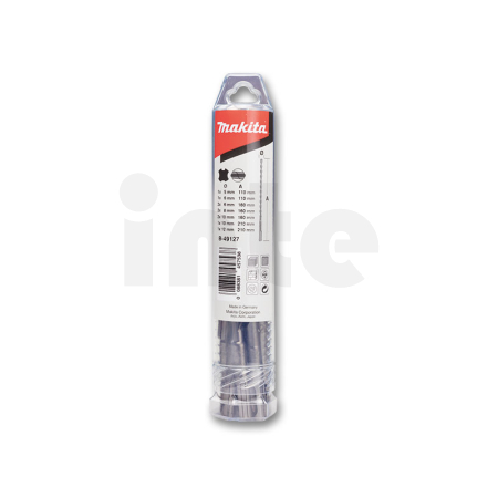 Makita - sada vrtáků SDS-Plus V-Plus 1ks5;6x50/110 a 2ks6;8;10x110/160 a 1ks10;12x160/210mm, 10ks B-49127