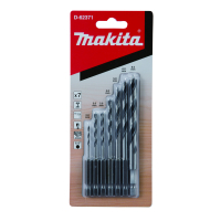 Makita - sada vrtáků do dřeva 2-8mm (po 1), stopka HEX 1/4", 9ks D-62371